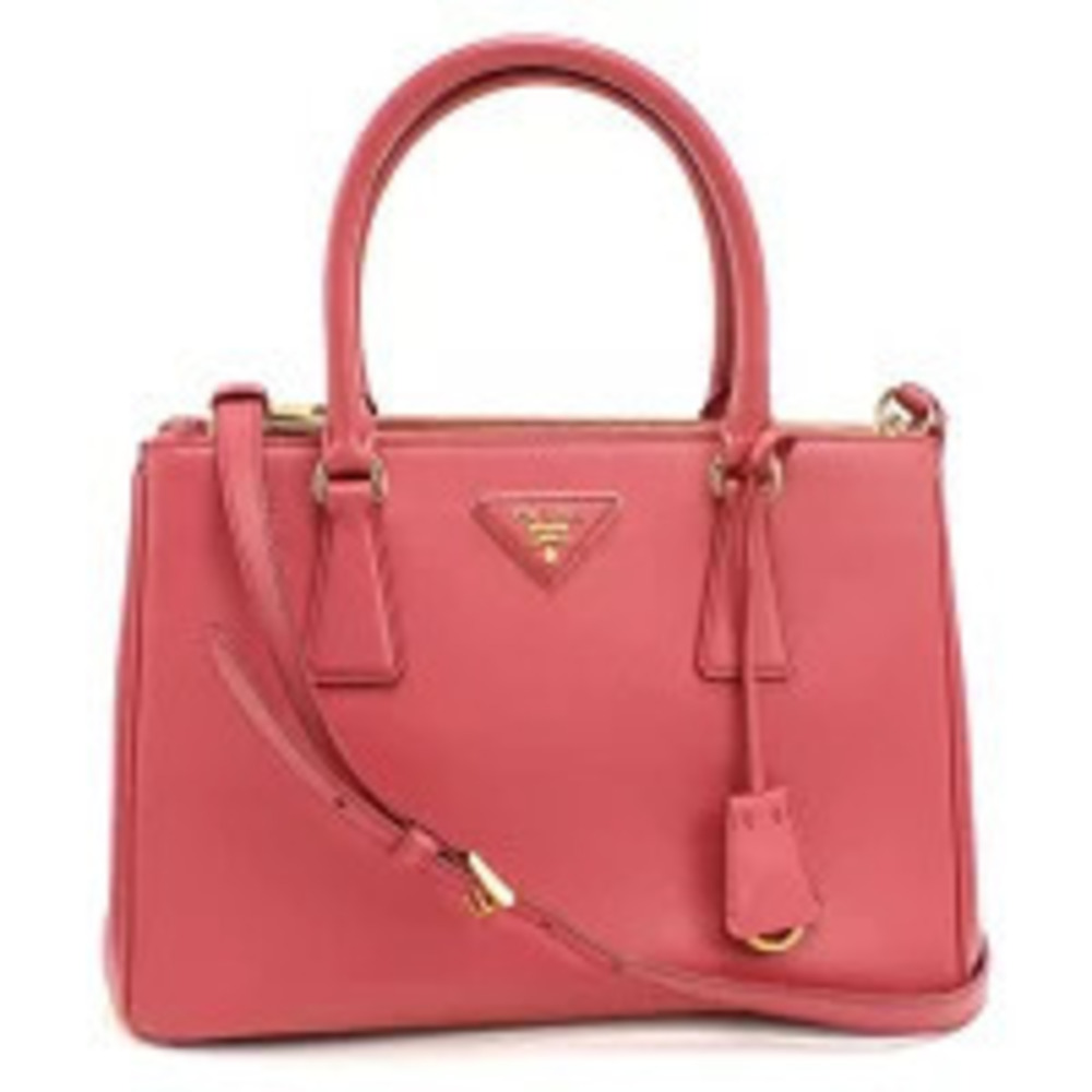 Prada Tote Bag Galleria Leather Pink Handbag